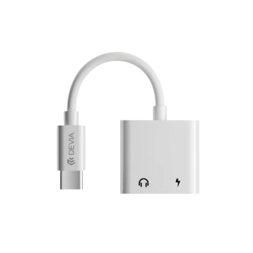 وصلة تايب سي 2 في 1 منفذين تايب سي + اوكس