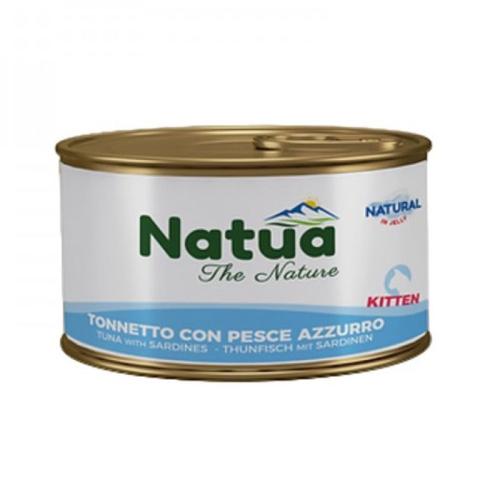ناتوا طعام رطب للقطط بالتونة مع السردين - 85 غرام