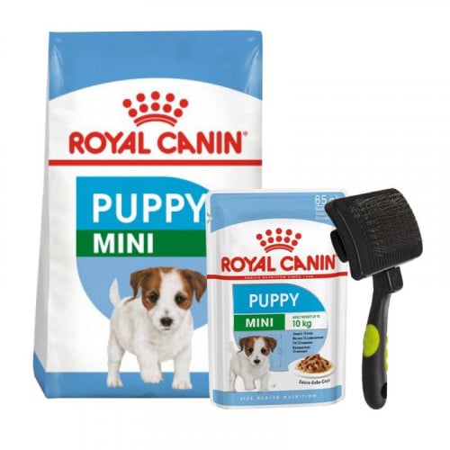 طقم 3 منتجات للكلاب ميني بابي للجراء الصغيرة 4 كيل...