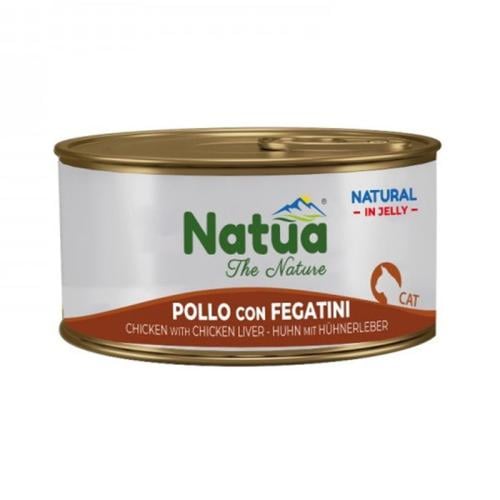 ناتوا طعام رطب للقطط بالدجاج مع كبد الدجاج - 85 غر...