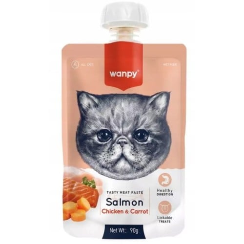 Wanpy Delicious Meat Paste with Salmon, Chicken an...
