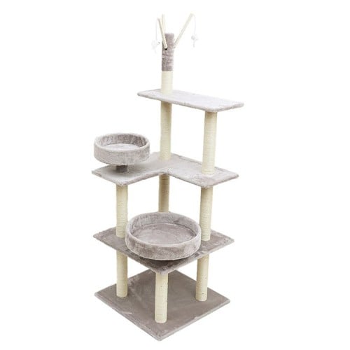 خداشة قطط كبير بشكل شجرة تسلق - 164x60x60 سم - SE-...