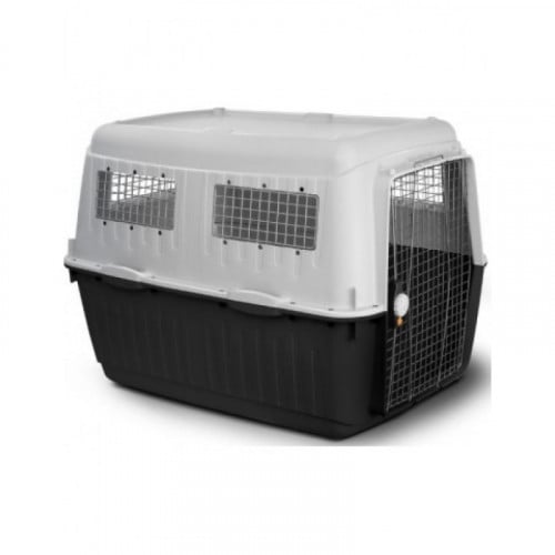 قفص كلاب كبير براكو ترافل - بلاستيكي مع بوابة معدن...