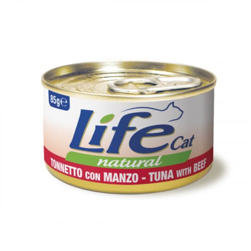 اكل رطب للقطط البالغة لايف كات - بطعم التونة مع ال...