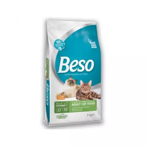 اكل جاف للقطط البالغة بيسو بالدجاج - 2 كغ