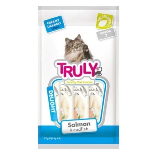 Truly Meal 5 Pieces Creamy Salmon And Cod Cat Food...