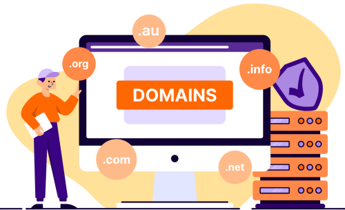 حجز دومين واستضافه وايميلات رسمية