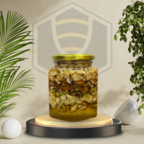 خلطه عسل بالمكسرات