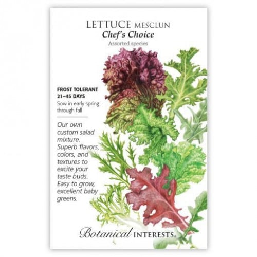 بذور خس منوع - Lettuce Mesclun Chef's Choice Seeds