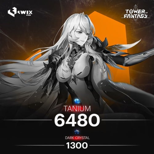 6480 تانيوم + 1300 دارك كريستال