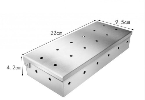 صندوق حديدي لوضع رقائق الخشب في السموكر
