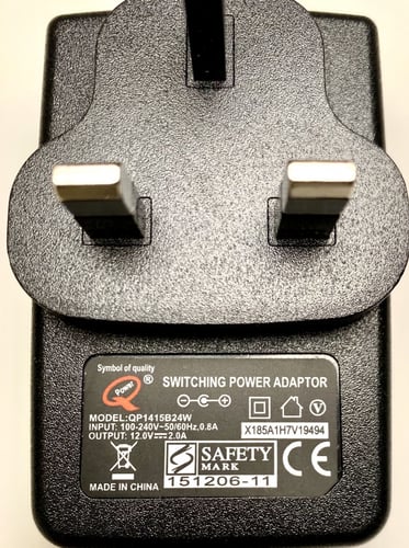 محول كهربائي 12 فولت 2 امبير (بلوتوث مفتاح باب الك...