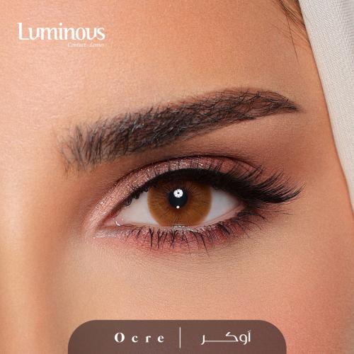 عدسات لومينوس اوكر