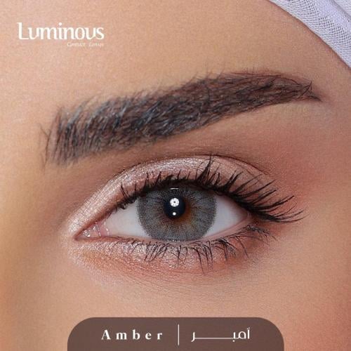 عدسات لومينوس طبية امبر