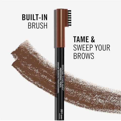 قلم تحديد الحواجب بروفشنال من ريميل لندن - 001 Dar...