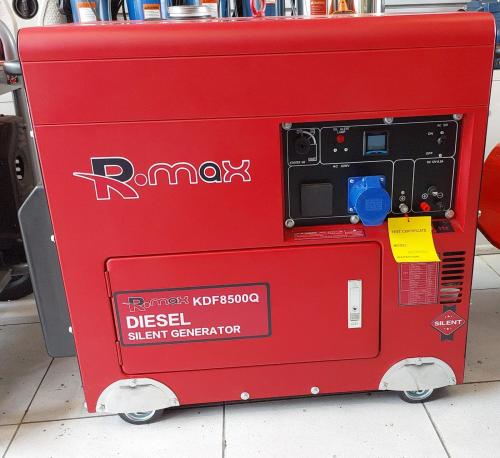 مولد كهرباء كاتم ROMAK - KDF8500Q