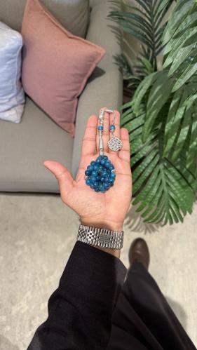 سبحة بكلايت ازرق بحري