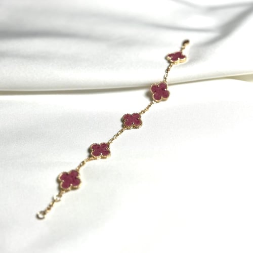 اسوارة فان كليف 5 وردات كبيرة - شامل الملحقات