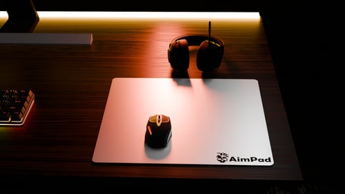 Mousepad Glass - White- 490x420 MM