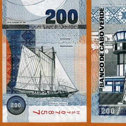 جزر الراس الأخضر فئة 200 إيسكودو أنسر إصدار قديم