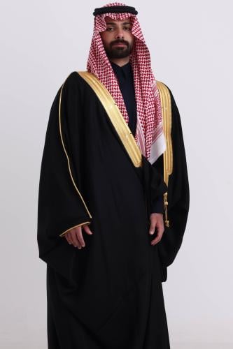 بشت ملكي اسود غاطين