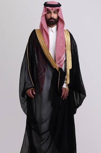 بشت ملكي نجفي اسود