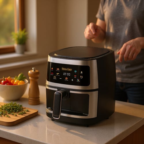 قلاية هوائية كهربائية 10 لتر | 10 أوضاع طهي مسبقة...