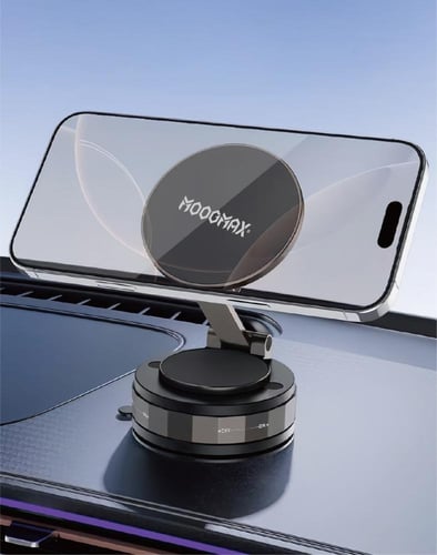 باكج ستاند جوال - مغناطيسي طويل بقاعدة شفط هواء +...