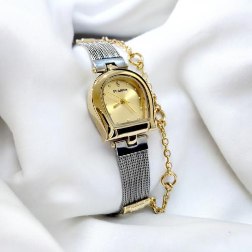 ساعه نسائيه موديل اقنـر لونين ميناء ذهبي