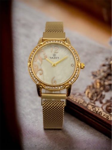 ماركه RAZOR نسائي صدف على ذهبي