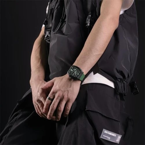 ساعة رجالية كرونوغراف ربر زيتي