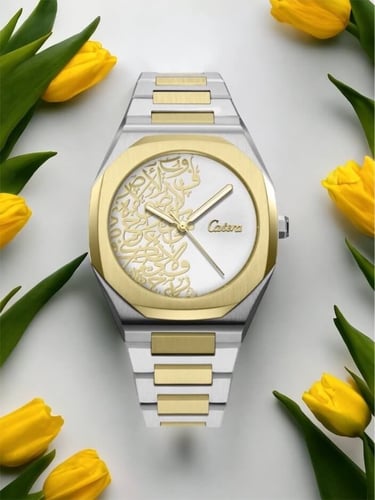 ساعه رجاليه ماركه كاتيرا لونين كتابه عربيه