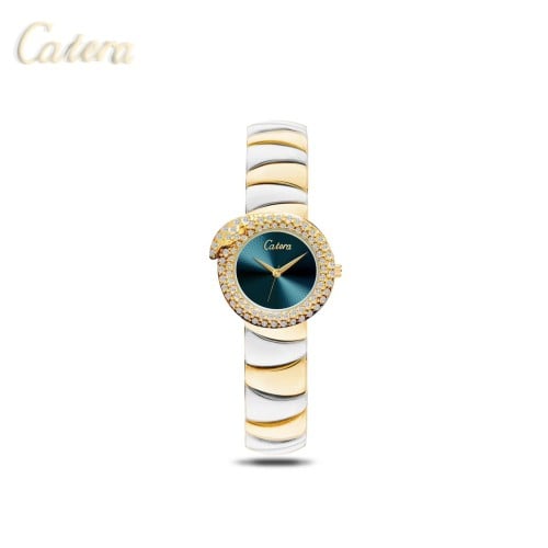 ساعه كاتيرا نسائي موديل الكارتير لونين ميناء ازرق