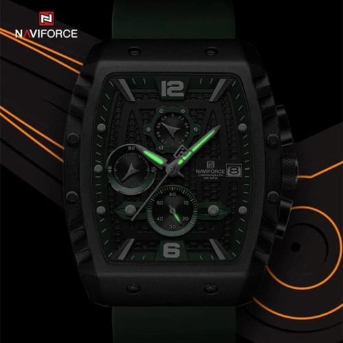 ساعة رجالية كرونوغراف ربر اسود