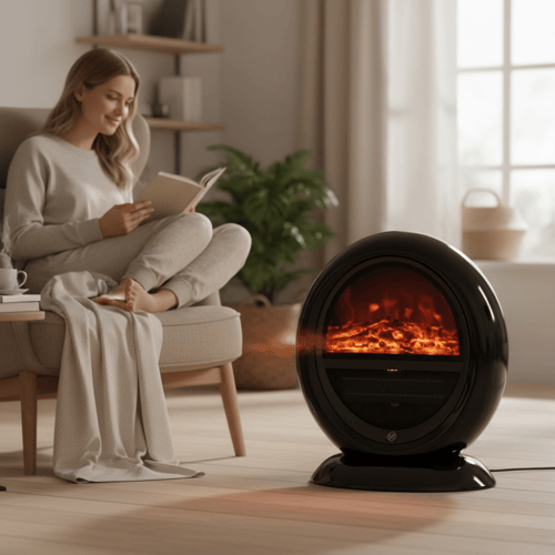 دفاية كهربائية أنيقة بقوة 2000 واط – تصميم عصري مع...