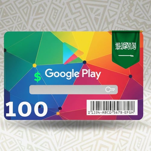 بطاقة Google Play سعودي 🇸🇦 – 100 ريال