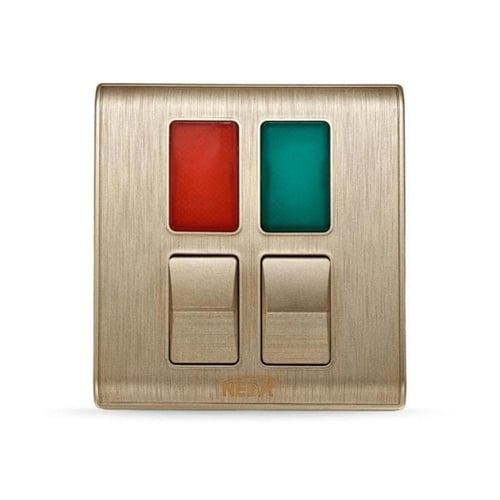 مفتاح طفاية احمر اخضر مزدوج مع إضاءة كهربائي عالي...