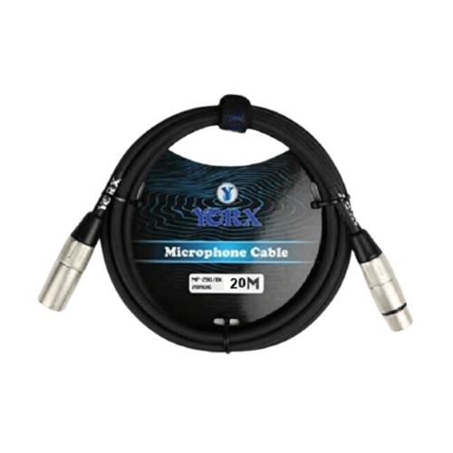 كيبل XLR ذكر انثى 20 متر يوركس Yorx مايكروفون-سماع...
