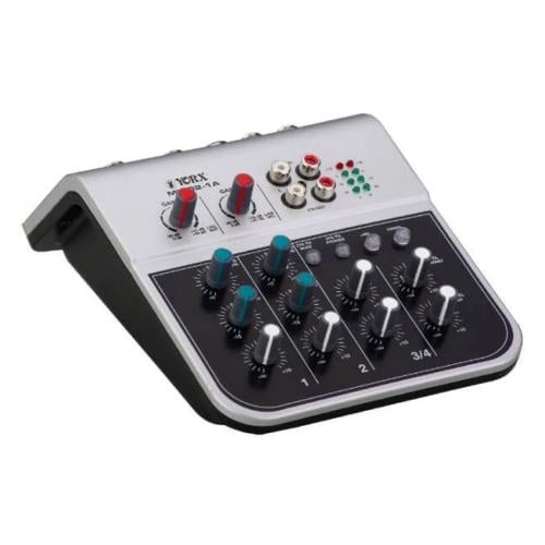 جهاز مكسر صوت صغير يوركس 4-Channel Mini Mixer .