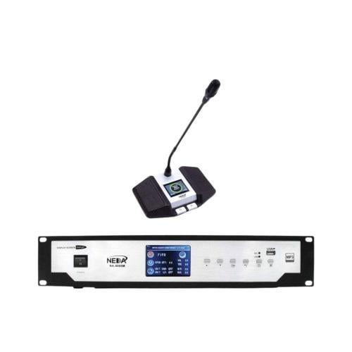 نظام اجتماعات ميكروفون سلكي احترافي NA-8008 – مثال...