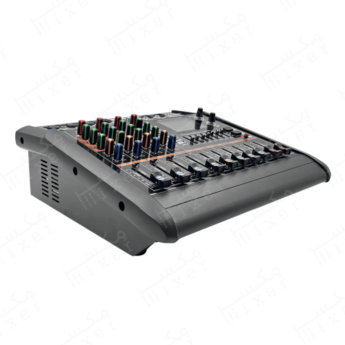 مكسر صوت قدرة 300 وات 8 خط ميكروفون مؤثرات رقمية ا...