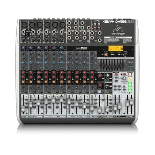 مكسر صوت بهرنجر احترافي 18 قناة مع مؤثرات رقمية وت...