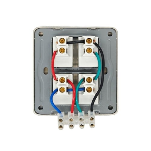 مفتاح طفاية احمر اخضر مزدوج مع إضاءة كهربائي عالي...