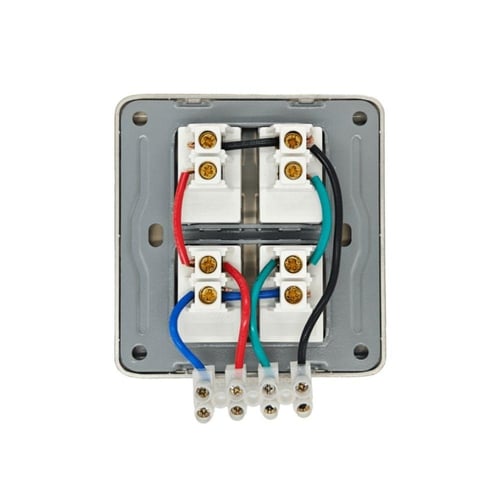 مفتاح طفاية احمر اخضر مزدوج مع إضاءة كهربائي عالي...