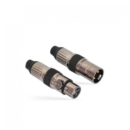 جاك ميكروفون ماركة NEDA XLR ذكر وأنثى برؤوس ثلاثية...