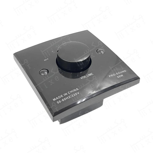 مفتاح فوليوم كنترول أسود قدرة 60 واط تصميم أنيق وص...