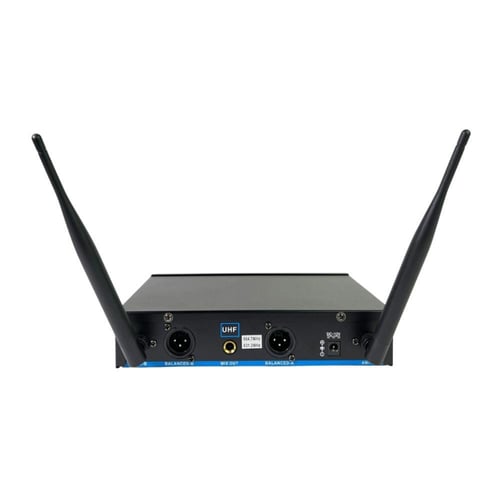 ميكروفون لاسلكي UHF احترافي جهاز استقبال واثنين مي...