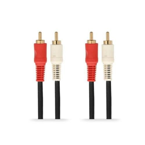 توصيلة صوت 2RCA إلى 2RCA - أطوال 5 متر و10 متر و15...