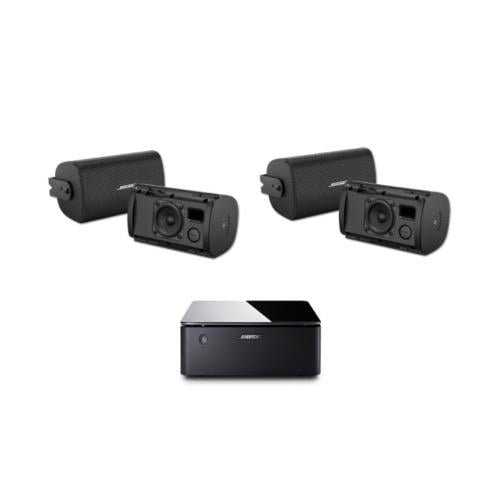 باكيج 4 سماعات جدارية بوز 40 وات مع مضخم صوت امبلي...