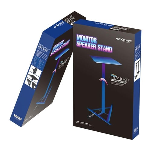 زوج حامل سماعات مونيتور قابل للتعديل بقاعدة مثلثة...